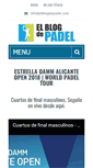 Mobile Screenshot of elblogdepadel.com